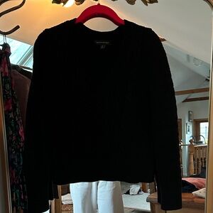 Banana Republic Classic Black V-Neck Sweater